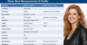 Diane Neal Measurements