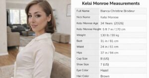 Kelsi Monroe Measurements