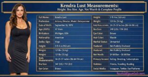 Kendra Lust Measurements