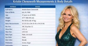 Kristin Chenoweth Measurements